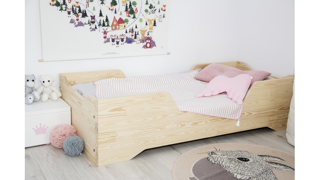 Łóżko drewniane klasyczne KING