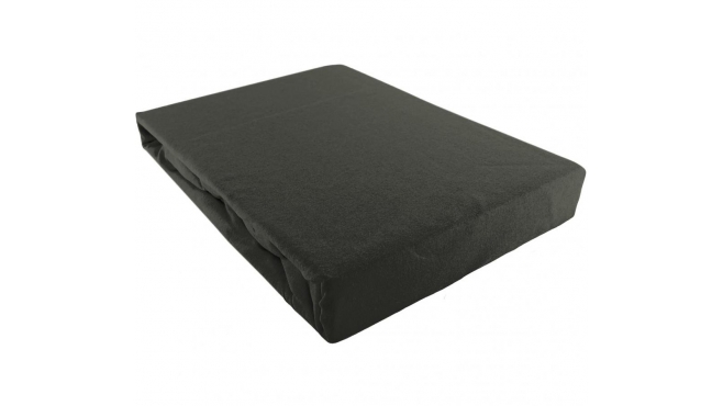 Prześcieradło JERSEY ciemno-szare - 180 x 200