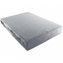 Prześcieradło JERSEY jasno-szare - 180 x 200