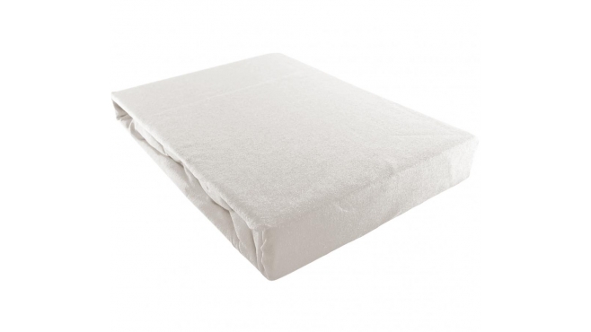 Prześcieradło JERSEY białe - 140 x 200