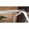 Łóżko domek z barierkami Bella w stylu skandynawskim LED, Bluetooth