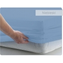 Prześcieradło BAWEŁNIANE niebieskie - 60 x 120