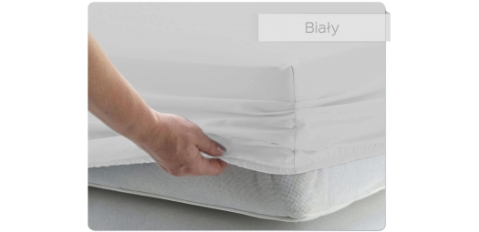 Prześcieradło BAWEŁNIANE białe - 90 x 200