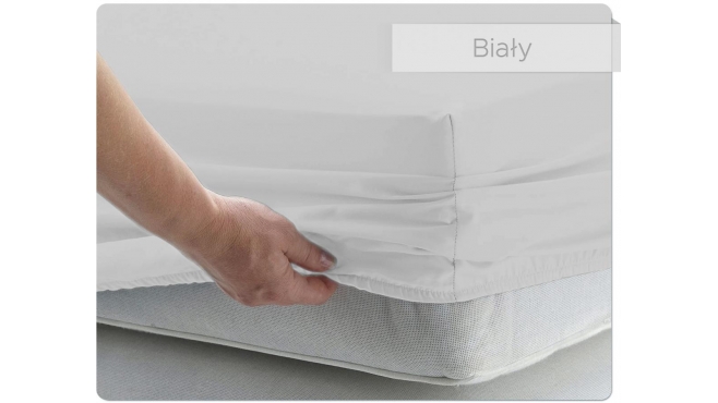 Prześcieradło BAWEŁNIANE białe - 200 x 200