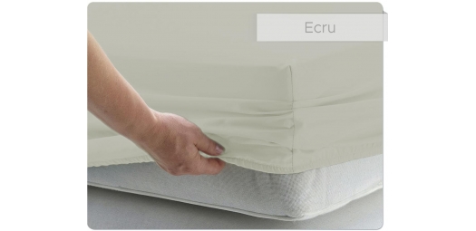 Prześcieradło BAWEŁNIANE ecru - 200 x 200