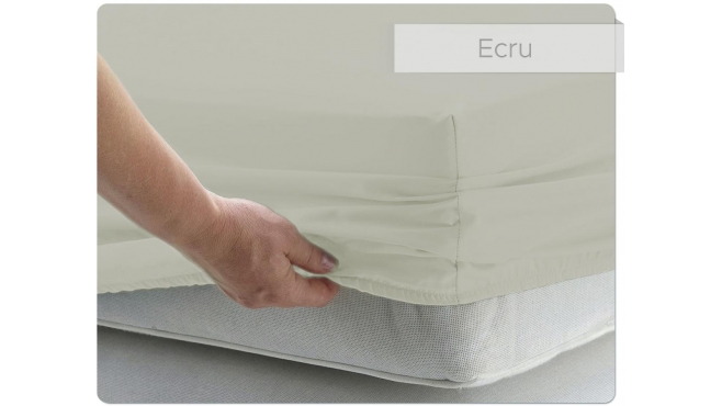 Prześcieradło BAWEŁNIANE ecru - 200 x 200