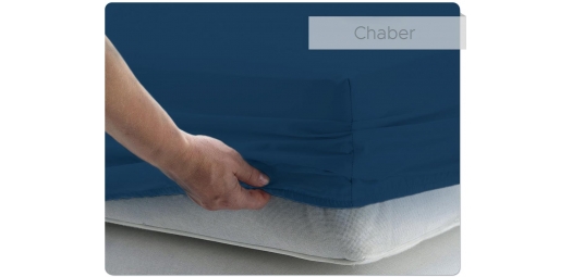 Prześcieradło BAWEŁNIANE chabrowe - 90 x 200