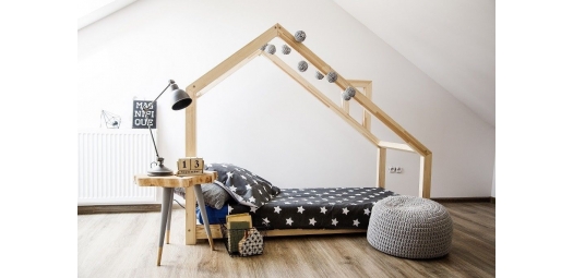 Łóżko domek drewniane Mila DMS