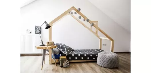 Łóżko domek drewniane Mila DMS
