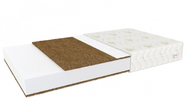 Materac piankowy BABY COCO 2 ALOE - 80 x 190