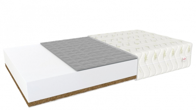 Materac piankowy BABY COMFORT ALOE - 80 x 200