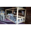 Łóżko domek drewniane dla dzieci Mila KM