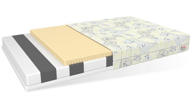Materac piankowy SMILE dino - 60 x 120