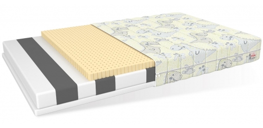Materac piankowy SMILE dino - 80 x 200