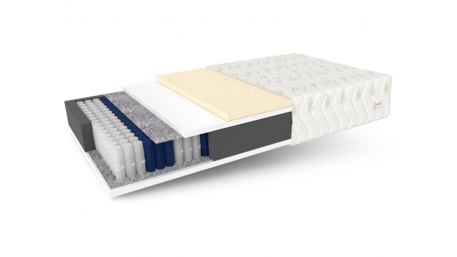 Materac kieszeniowy BOLONIA MAX ALOE - 140 x 200